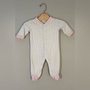 $8 ADD ON Janie and Jack footie 3-6M‎ vintage baby gap hearts baby girl sleeper
